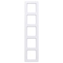 Jung AF585BFWW 5fach Rahmen A flow (Thermoplast...