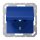 Jung AS1520BFKLBL SCHUKO® Steckdose m.Klappdeckel (Thermoplast bruchsicher) Blau Serie AS