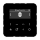 Jung DABCDBTSW Smart Radio DAB+ mit Bluetooth Schwarz Serie CD