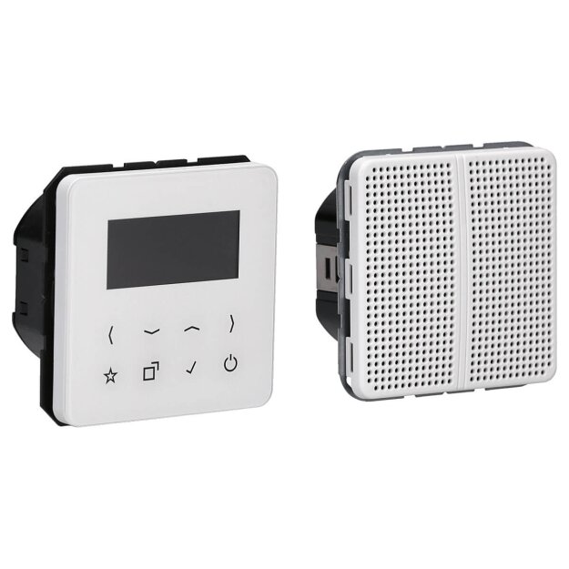 Jung DABCD1BTWW Smart Radio DAB+ mit Bluetooth-Set Mono Alpinweiß Serie CD