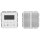 Jung DABCD1BTWW Smart Radio DAB+ mit Bluetooth-Set Mono Alpinweiß Serie CD