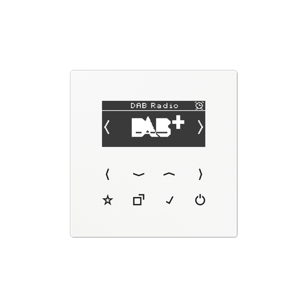Jung DABLSWW Smart Radio DAB+ Alpinweiß