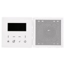 Jung DABLS1BTWW Smart Radio DAB+ mit Bluetooth Set Mono Alpinweiß Serie LS