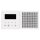 Jung DABLS1BTWW Smart Radio DAB+ mit Bluetooth Set Mono Alpinweiß Serie LS