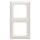 Jung AS582 Rahmen 2fach (Duroplast) Weiß Serie AS