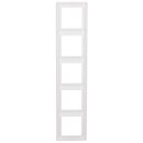 Jung AS585WW Rahmen 5fach (Duroplast) Alpinweiß Serie AS