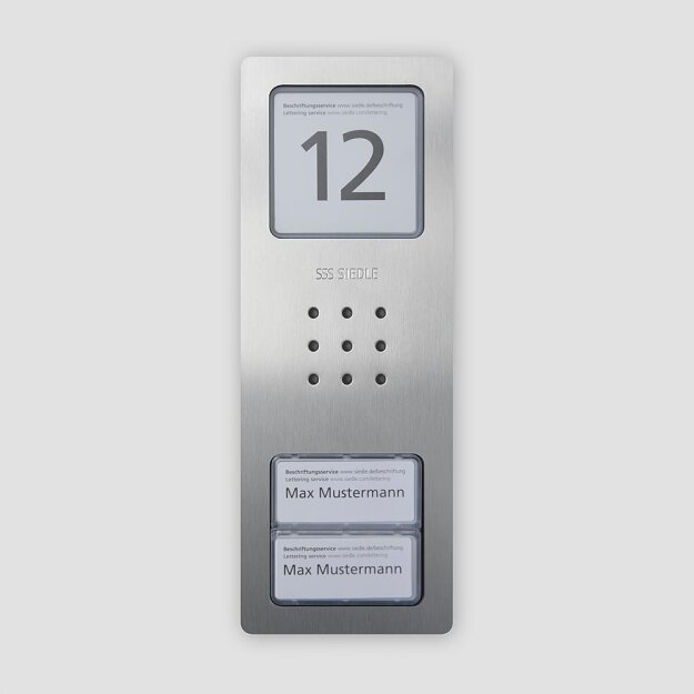 Siedle CA 850-2 Audio-Türstation 210008734 Edelstahl gebürstet