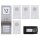 Siedle SET CAB 850-4 E/W Audio-Set 210008745-00 Edelstahl gebürstet
