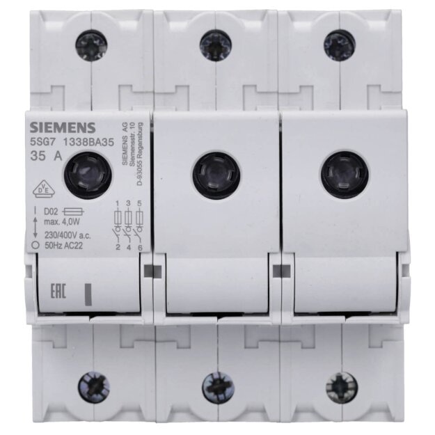 Siemens Indus.Sector MINIZED, Lasttrennschalter 5SG7133-8BA35 (1er)