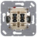 Jung 535U5 Doppel-Taster 2 Schließer mit 2 Glimmlampen