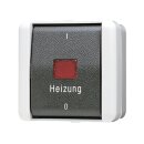 Jung 802HW Heizungsschalter 10 AX 250 V ~ Serie WG Aufputz