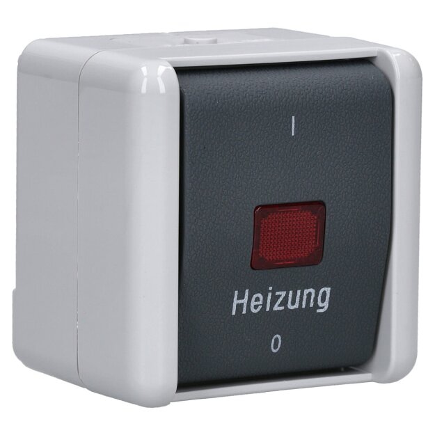 Jung 803HW Heizungsschalter 16 AX 400 V ~ Serie WG Aufputz