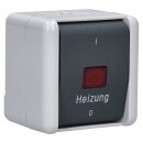 Jung 803HW Heizungsschalter 16 AX 400 V ~ Serie WG Aufputz