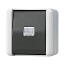 Jung 831W Taster 1-polig 10 AX 250 V ~ Serie WG Kalotte...