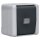 Jung 831W Taster 1-polig 10 AX 250 V ~ Serie WG Kalotte glasklar Aufputz