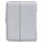 Jung 831W Taster 1-polig 10 AX 250 V ~ Serie WG Kalotte glasklar Aufputz