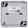 Jung 831W Taster 1-polig 10 AX 250 V ~ Serie WG Kalotte glasklar Aufputz