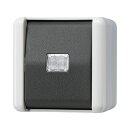 Jung 833-2W Taster 2-polig 10 AX 250 V ~ ohne Symbol...
