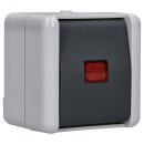 Jung 834W Taster 1-polig 10 AX 250 V ~ Serie WG Aufputz