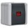 Jung 834W Taster 1-polig 10 AX 250 V ~ Serie WG Aufputz