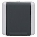 Jung 820W SCHUKO® Aufputz Steckdose mit Klappdeckel...