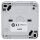 Jung 820W SCHUKO® Aufputz Steckdose mit Klappdeckel Serie WG
