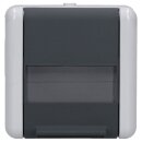 Jung 820NAW SCHUKO® Aufputz Steckdose mit Klappdeckel...