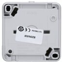 Jung 820NAW SCHUKO® Aufputz Steckdose mit Klappdeckel Serie WG