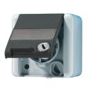 Jung 820NAWSL SCHUKO® Aufputz Steckdose mit...