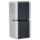 Jung 822W SCHUKO® Aufputz Zweifach-Steckdose...
