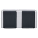 Jung 8220-1W SCHUKO® Aufputz Zweifach-Steckdose waagerecht Serie WG