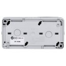 Jung 8220-1W SCHUKO® Aufputz Zweifach-Steckdose waagerecht Serie WG