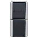 Jung 876W SCHUKO® Aufputz Steckdose mit Wechselschalter