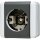 Jung 837-14W Lichtsignal (ohne Haube) Serie WG Aufputz
