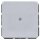 Jung CD590ALG Leitungsauslass m. Zugentlastung (Duroplast) Lichtgrau Serie CD