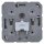 Jung CD590ALG Leitungsauslass m. Zugentlastung (Duroplast) Lichtgrau Serie CD
