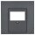 Jung AL2969TAN Abdeckung f. TAE-Anschlussdose (lackiertes Aluminium) Anthrazit Serie LS