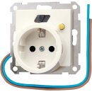 Jung AS520.30 FI-SCHUKO-Steckdose (Duroplast) Weiß...