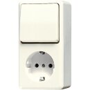 Jung 676A SCHUKO® Aufputz Steckdose mit...