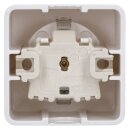Jung 620AWW SCHUKO® Steckdose, 47 mm tief Alpinweiß Serie AP