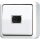 Jung 631AWW Taster 10 AX 250 V ~ (ohne Symbol) Alpinweiß Serie WG Aufputz