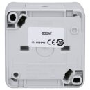 Jung 835W Doppel-Taster 10 AX 250 V ~ Serie WG Aufputz