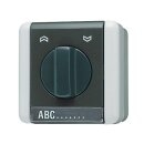 Jung 834.10W Jalousie-Drehschalter Serie WG Aufputz