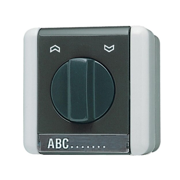 Jung 834.20W Jalousie-Drehschalter Serie WG Aufputz