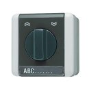 Jung 834.20W Jalousie-Drehschalter Serie WG Aufputz