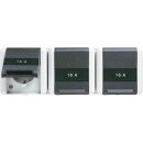 Jung 8230NAW SCHUKO® Aufputz Dreifach-Steckdose Serie WG