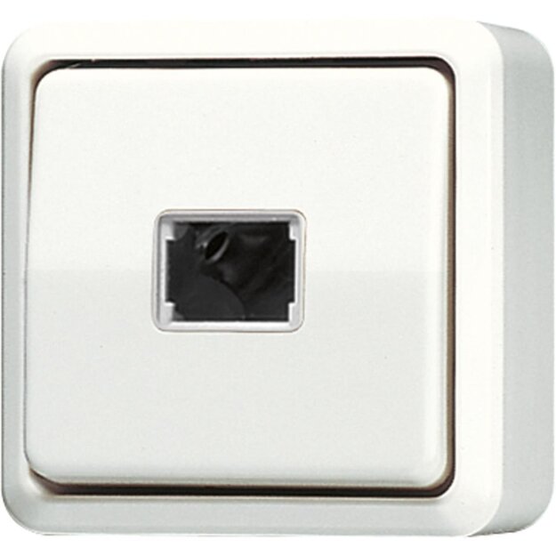 Jung 631A Taster 10 AX 250 V ~ (ohne Symbol) Weiß Serie AP Aufputz
