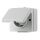 Jung 620WX SCHUKO® Aufputz Steckdose mit Hohlboden Serie WG