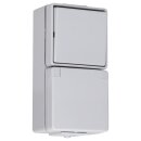 Jung 676W SCHUKO® Aufputz Steckdose mit...