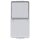 Jung 676W SCHUKO® Aufputz Steckdose mit Wechselschalter Serie WG